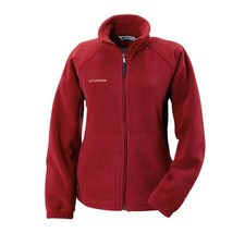 Columbia Benton Springs Full Zip Fleece Jacket Womens XL Red