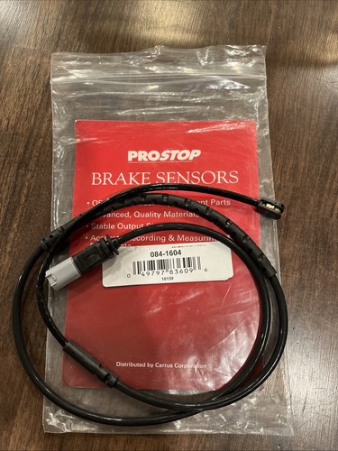 084-1604 Cable sensor pastilla freno para 07-10 Bmw X5 X6 10159 - Imagen 1 de 2