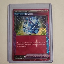 Pokémon Prismatic Evolutions Sparkling Crystal 129/131 Ace Spec Holo