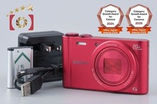 Cámara digital Sony Cyber-shot DSC-WX300 roja de 18,2 MP [múltiples idiomas]