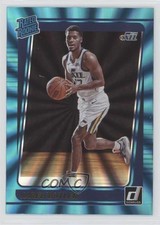 2021-22 Panini Donruss Rated Rookie Holo Teal Laser Jared Butler #249 oh4