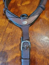 NEW Kavalkade English Oiled Brown Leather Breastplate/Collar; Running Martingale