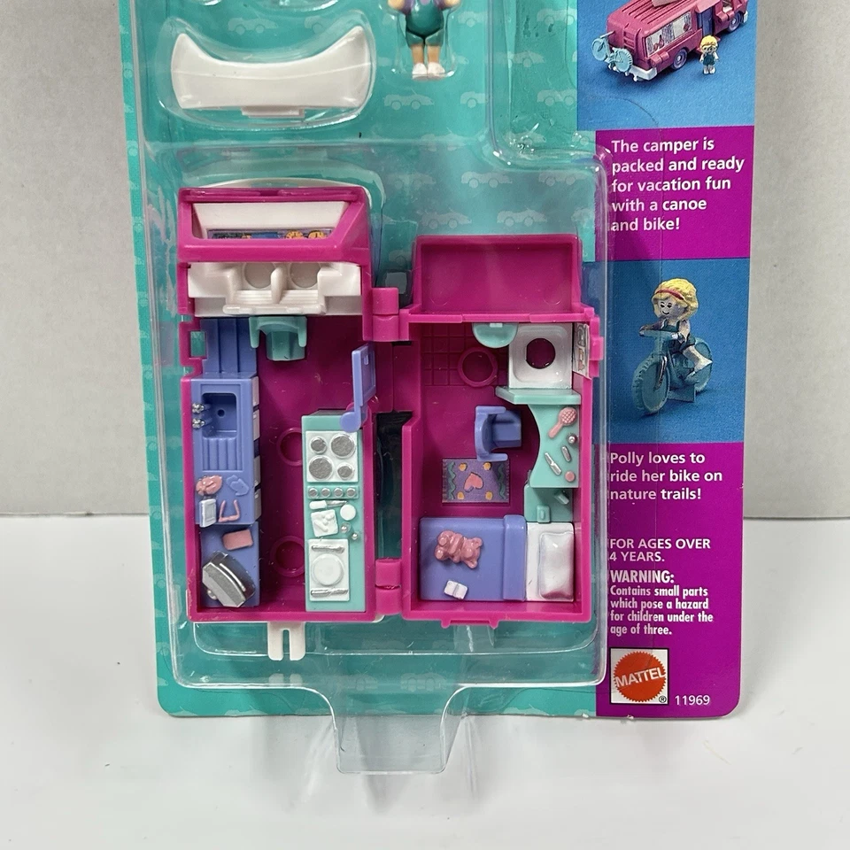 Juego de vehículo Mattel Polly Pocket Home on the Go - De colección 1994 #11969 Foto 2 de 4