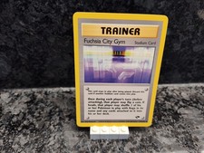 Pokemon Gym Challenge 114/132 Trainer Fuchsia City Gym Trading Card