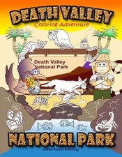 Death Valley National Park Coloring Adventure by Mike [Paperback]