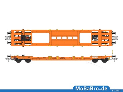 T5 Taschenwagen der WASCOSA - Ep. VI - 1. Wagennummer 33 85 4526 461-0