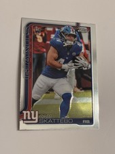 Topps 2025 Chrome Rookie Cam Skattebo New York Giants #331