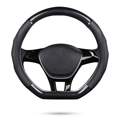 Ergocar Car Steering Wheel Cover Non-Slip D-Black 