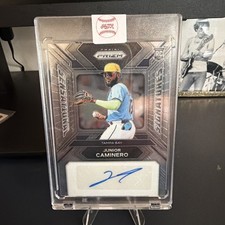 Junior Caminero AUTO~RC Panini Prizm 2024 Sensational Signature Rookie Autograph