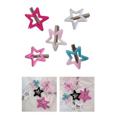 Lovely Hollow Five-Pointed Star Hair Clip Hairpins Barrettes Sweet Hair Clip