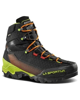 La Sportiva Aequilibrium ST GTX Gore-Tex Men's Mountaineering Boots, Carbon/Lime
