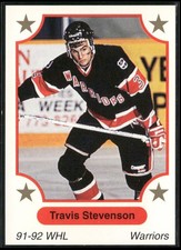 1991-92 7th Inning Sketch WHL #273 Travis Stevenson