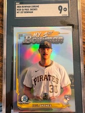 2024 Bowman 1st Chrome PAUL SKENES #M1B-36 SGC 9