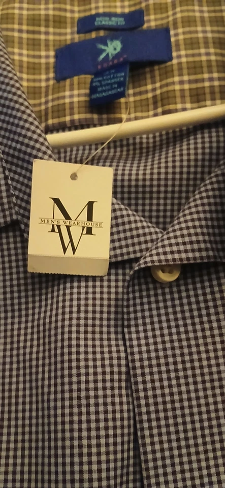 EGARA Mens Long Sleeve Button Down Shirt Size 3XL new with tags MSRP $104 - Image 4 of 4