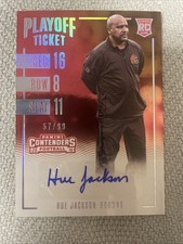 Hue Jackson 2016 Panini Contenders #297 Coaches Ticket Auto /99