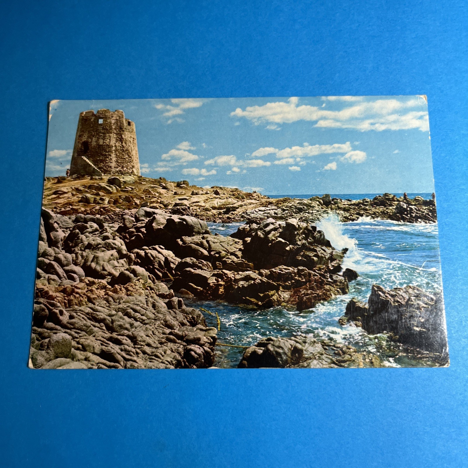 INVITO ALLA SARDEGNA BARISARDO SCRITTA - POSTCARD CARTOLINA COLLEZIONE