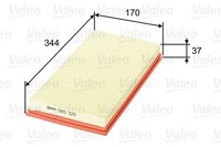Valeo 585322 Luftfilter FüR Jeep Volvo