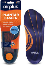 Airplus Plantar Fascia Orthotic 3/4 Length Shoe Insole FSA HSA Eligible -Foam S