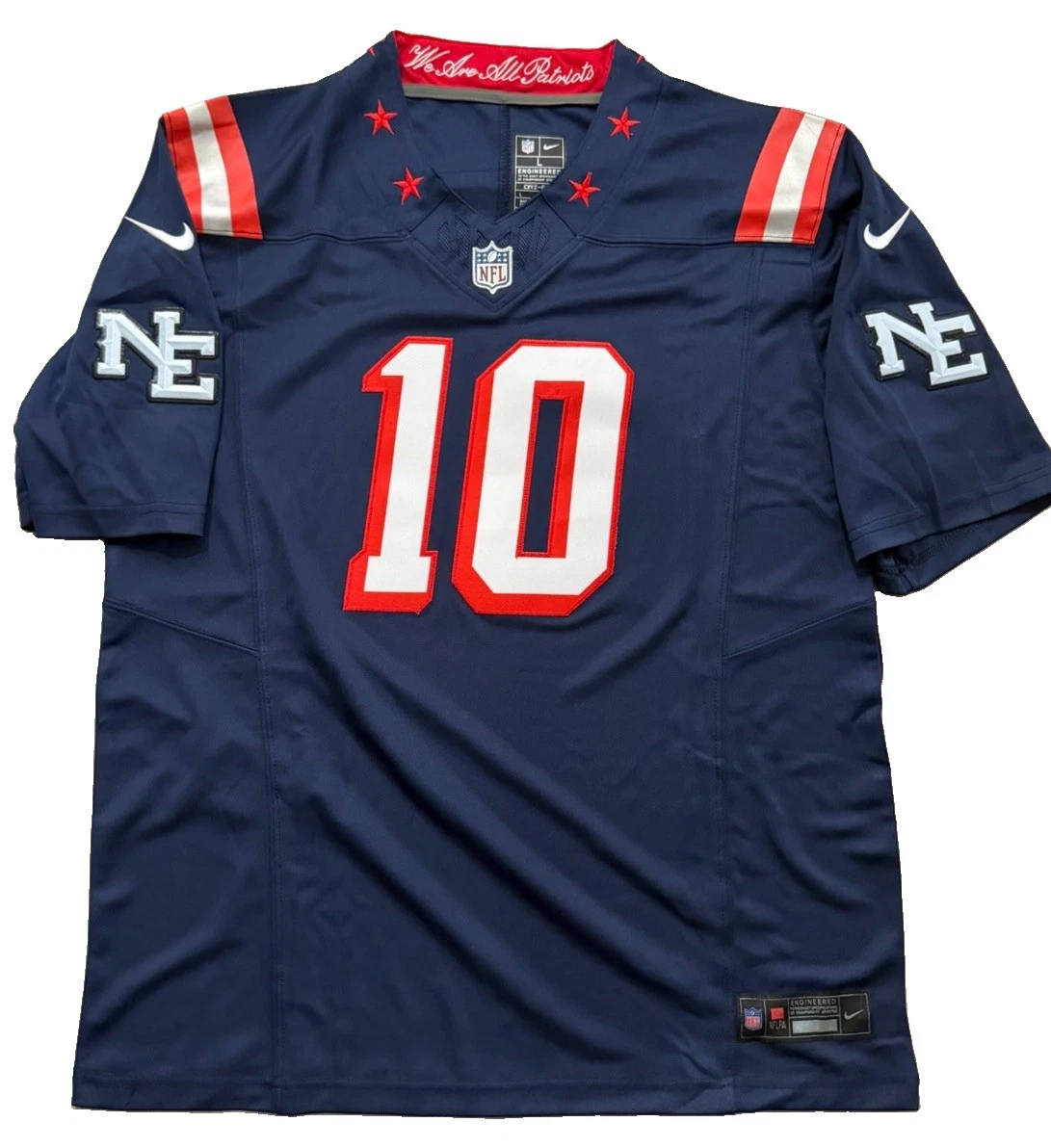 Drake Maye Signed Patriots Nor'easter Rivalries Jersey JSA Autographed All Pro