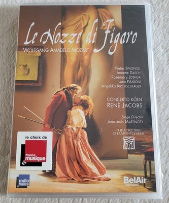 Opera DVD, Le Nozze di Figaro, Wolfgang Amadeus Mozart, BelAir Classiques, NIP
