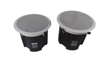 Lot 2 Tannoy CVS6 White Indoor Ceiling Wall 6-Ohms Loudspeaker- Free Shipping.