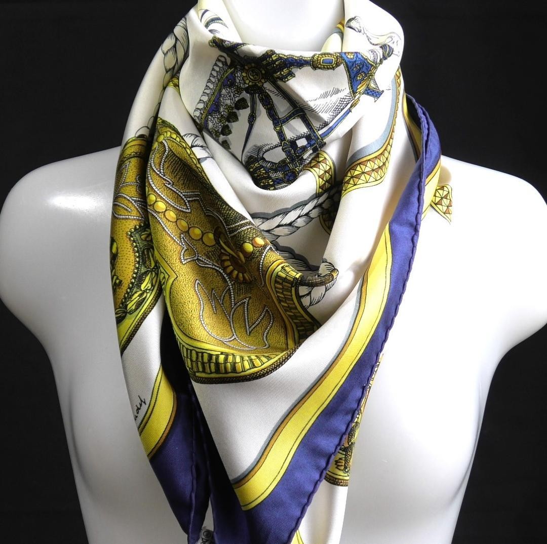 Hermes Large Scarf Carre 90 D122 m1_0707