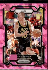 2023-24 Panini Prizm #293 Joey Hauser Prizms Pink Ice Utah Jazz