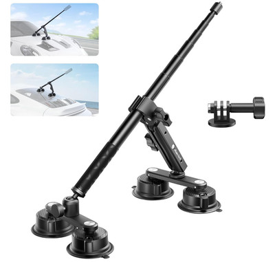 Maectech Four Suction Cup Car Mount Camera Rig Stabilizer New Open Box