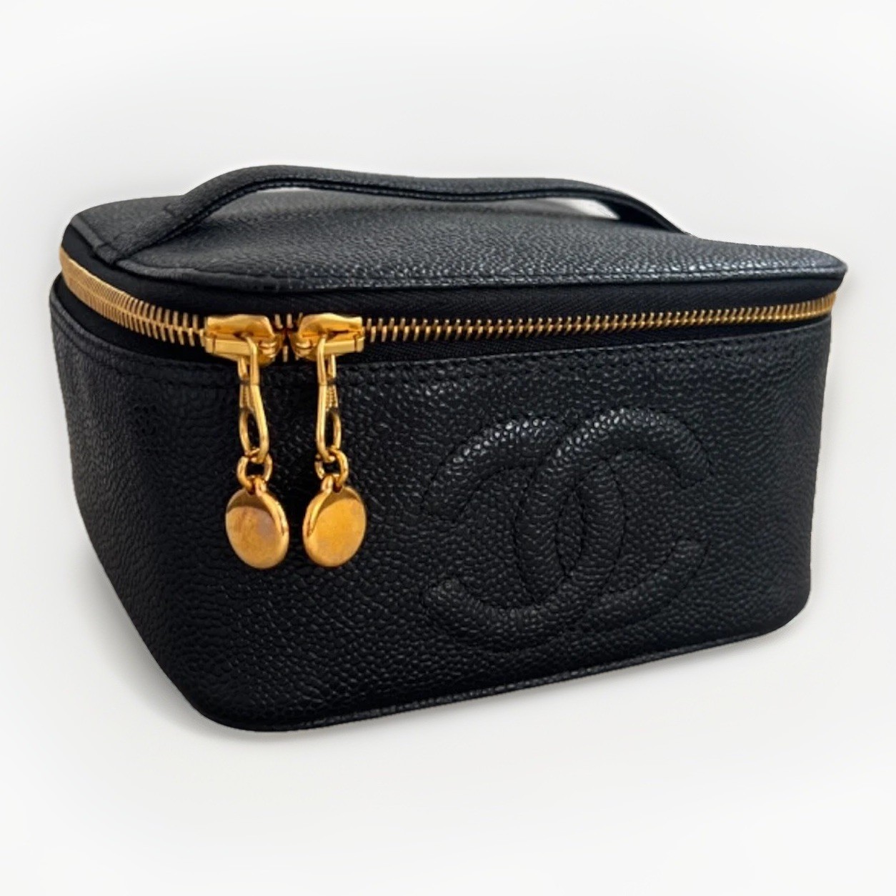 CHANEL Caviar Vanity Bag Black