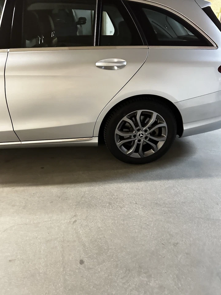 4× Original Mercedes 17″ Alufelgen (5‑Doppelspeichen) – Silber - Bild 3 von 4