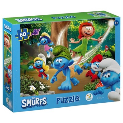 Puzzle Dodo Toys Die Schlümpfe 60 Teile - Die Prinzessin Blatt (32x23cm)