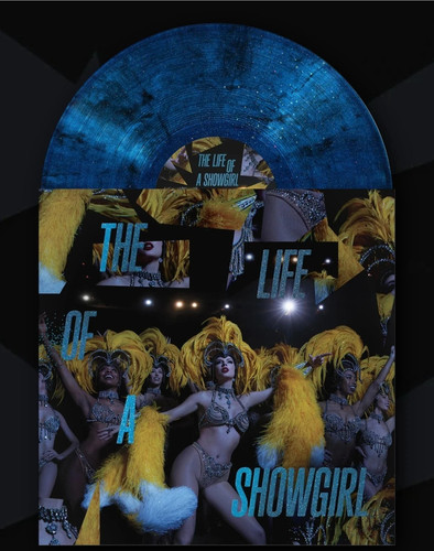 Taylor Swift The Life Of A Showgirl Lakeside Beach Blue Sparkle Vinyl - In Hand! - Picture 2 of 2