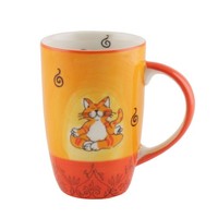 Mila Keramik-Designbecher Oommh Katze