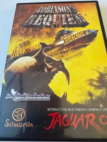 Atari Robinson's Requiem Jaguar CD Video Game Silmaris Songbird w/ Game Manual