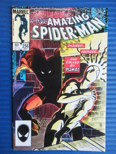 AMAZING SPIDER-MAN # 256 - (NM-) -1ST APP PUMA-INJURED-HELPLESS-SATLKED BY PUMA