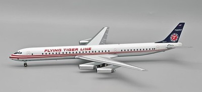 IF863FT1125P | InFlight200 | DC-8-63 Flying Tiger Line N624FT poliert mit Ständer