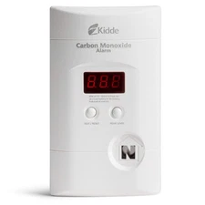 Kidde Carbon Monoxide Detector, Plug In Wall with 9-Volt Battery Backup, Digital