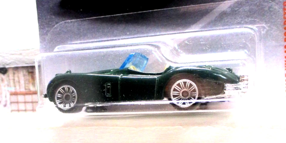 Matchbox 1-100 Road Trip '56 2019 Jaguar XK140 Roadster ¡en verde de carreras británico! Foto 3 de 4