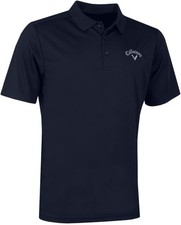 Image of Callaway Mens Tournament LC Golf Polo Shirt Peacoat XL UPF 50 Moisture Wicking