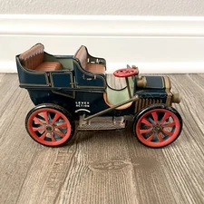 Vintage Ford T Lever Tin Car Japan Model Trade Mark Modern Toys