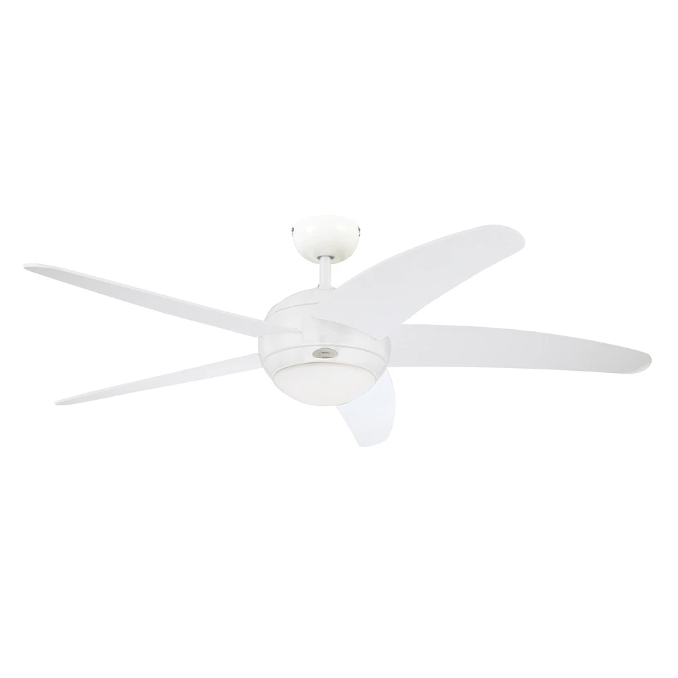 Deckenventilator mit Licht und Fernbedienung WESTINGHOUSE BENDAN Weiß 132 cm - Bild 1 von 4