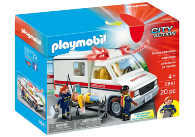 Playmobil 5681 救急車セット Playmobil City Action Ambulance Of Rescue 5681 USA Exclusive Light