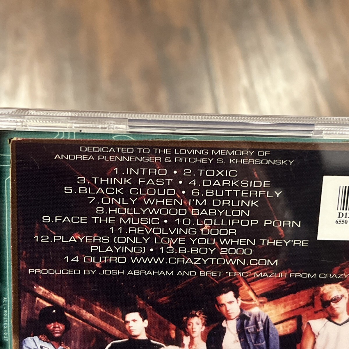 Used Crazy Town: Gift of Game CD . No Barcode MFD. For BMG Direct