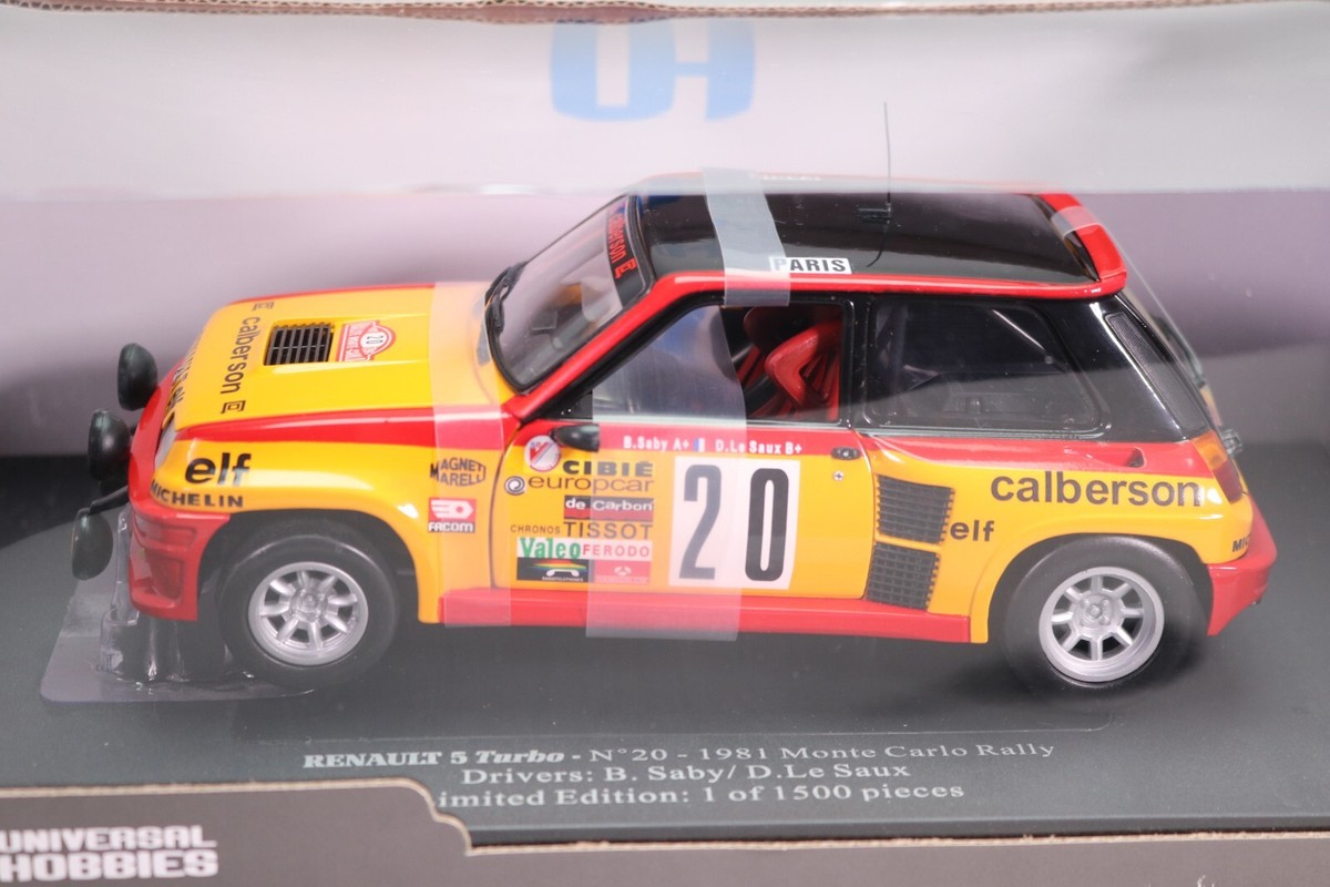 Renault 5 Turbo Rallye Monte Carlo 1981 - Universal Hobbies LJ861 1/18 - Orange