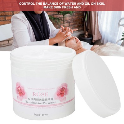 (Deutsche Übersetzung) Rose Extract Massage Cream Face Moisturizing Oil Control