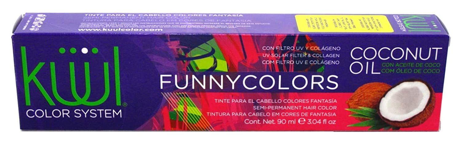 Kuul Color System Funny Colors Hair Color Cream 3.04 oz - Neon Blue ...