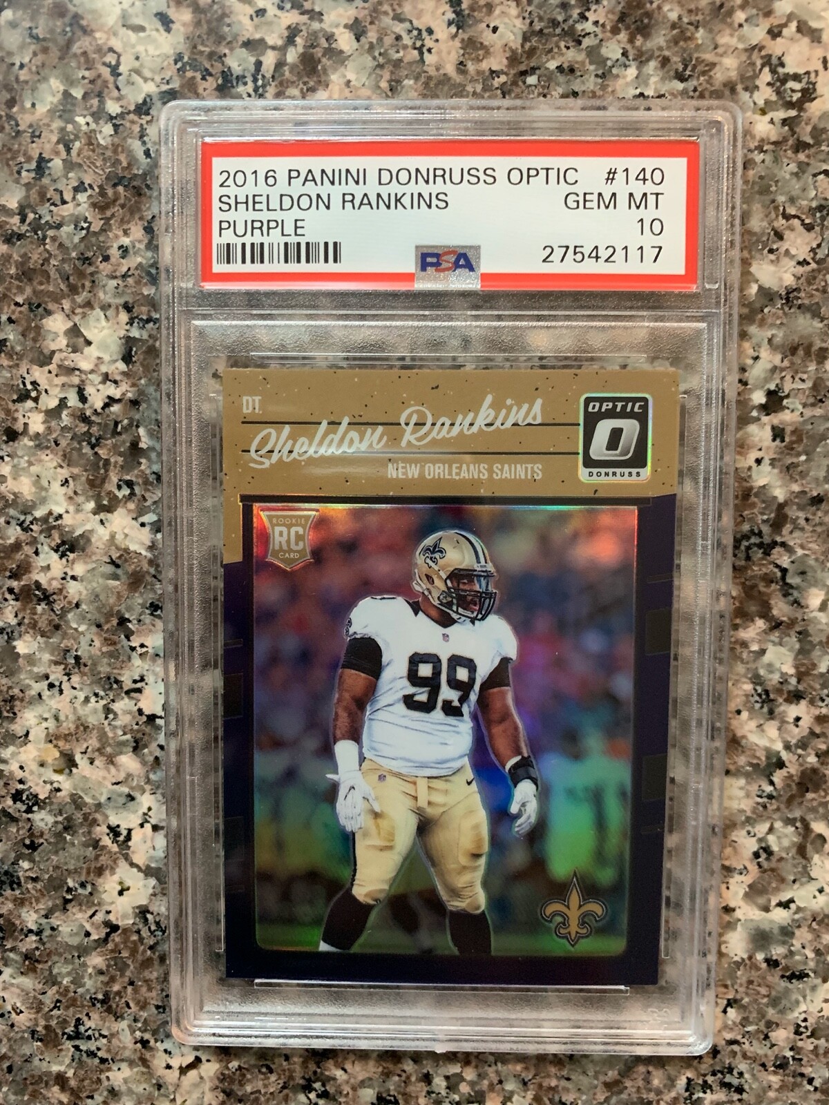 Sheldon Rankins Panini Donruss Optic #140 Purple