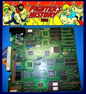 Arcade,Coin, Amusement, Data East, Fighters History, PCB, JAMMA Working
