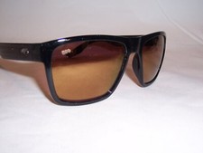 NEW COSTA DEL MAR SUNGLASSES PAUNCH XL BLACK/GOLD 580G POLARIZED 259 AUTHENTIC