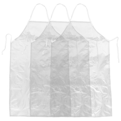  3 Pcs Washing Apron Waterproof Package Cooking Industrial Work Man